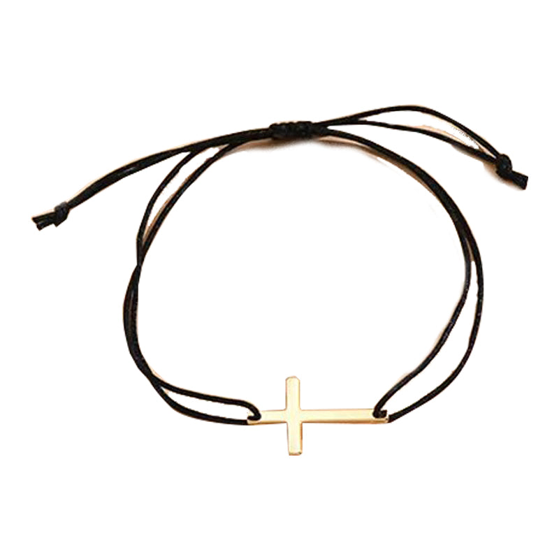 Bracelet Croix Cordon