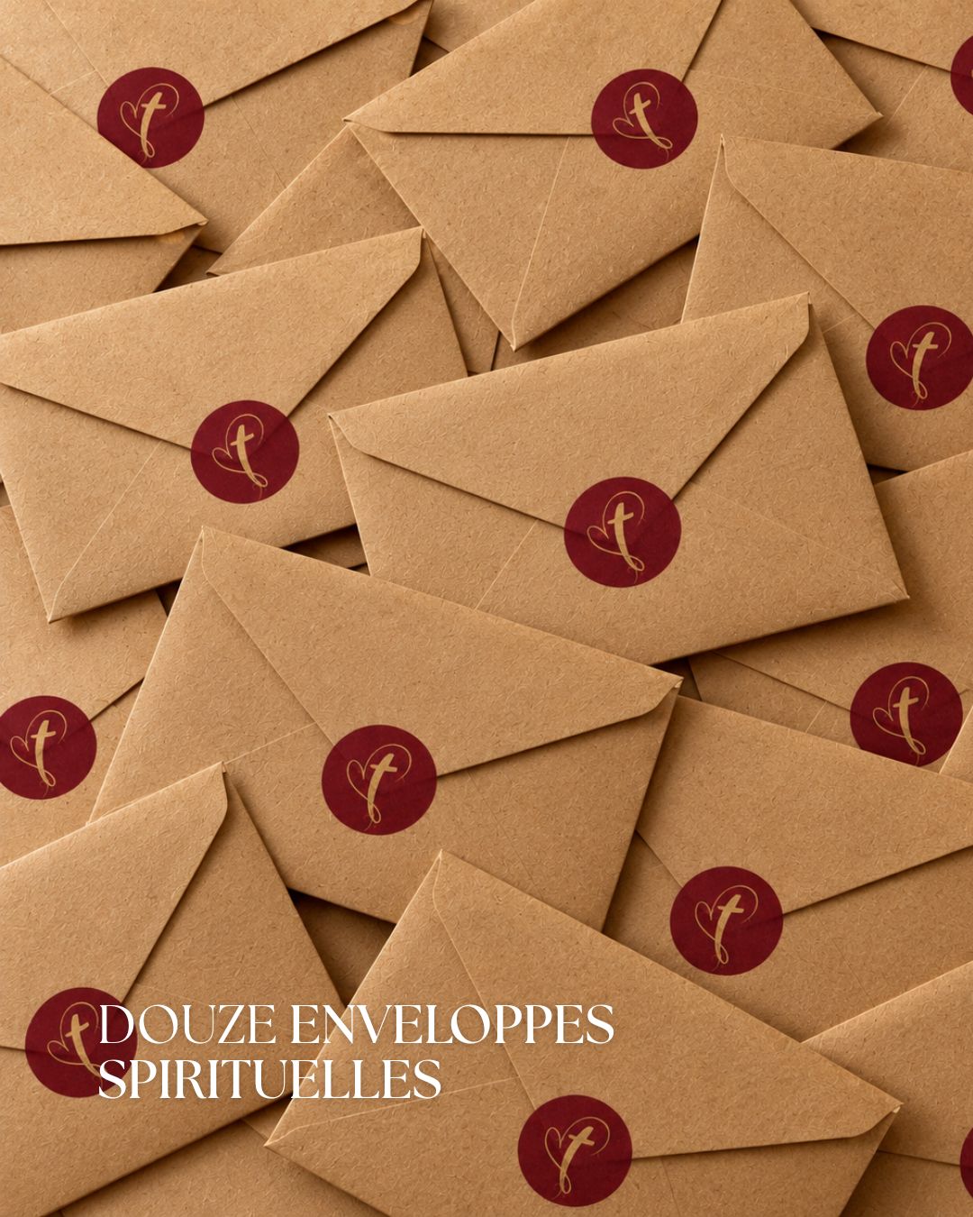 Les douze enveloppes spirituelles du calendrier, scellées du symbole Croix Précieuse