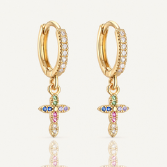Boucles Croix Lumière