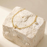 Bracelet Croix Horizontal Doré