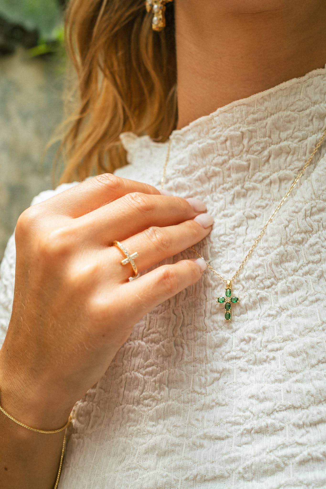 Bague Croix Diamant