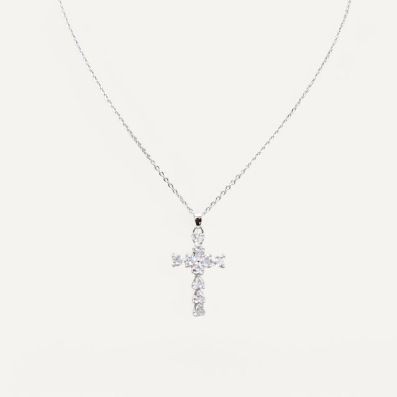 Collier Croix Diamantée