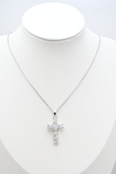 Collier Croix Diamantée