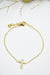 Bracelet Croix Dorée Divine