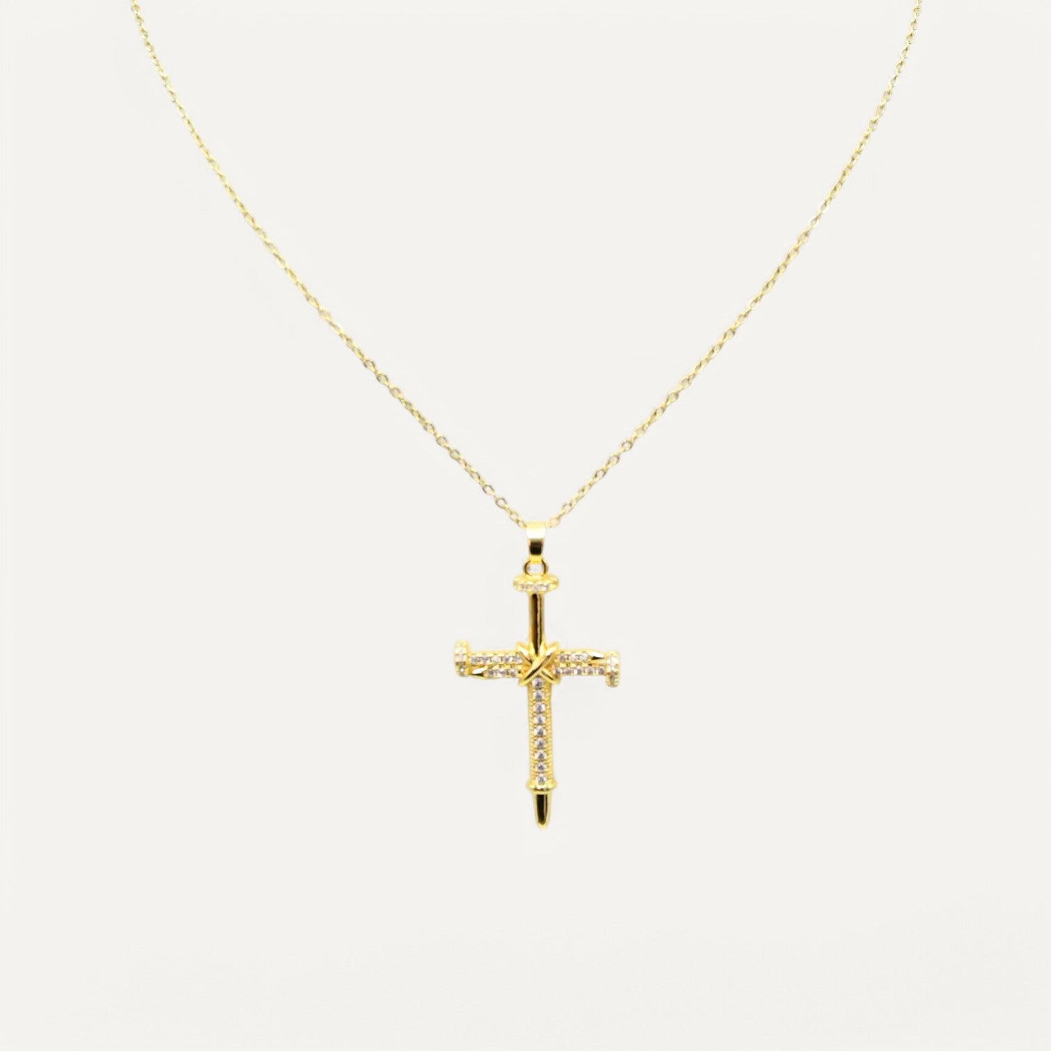 Collier Croix Scintillante