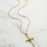 Kreuzanhänger mit rosa Kreuz