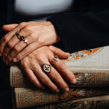 Bague Croix en Nacre