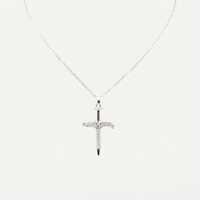 Collier Croix Scintillante