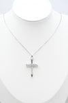 Collier Croix Scintillante