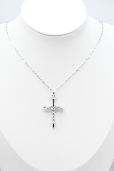 Collier Croix Scintillante