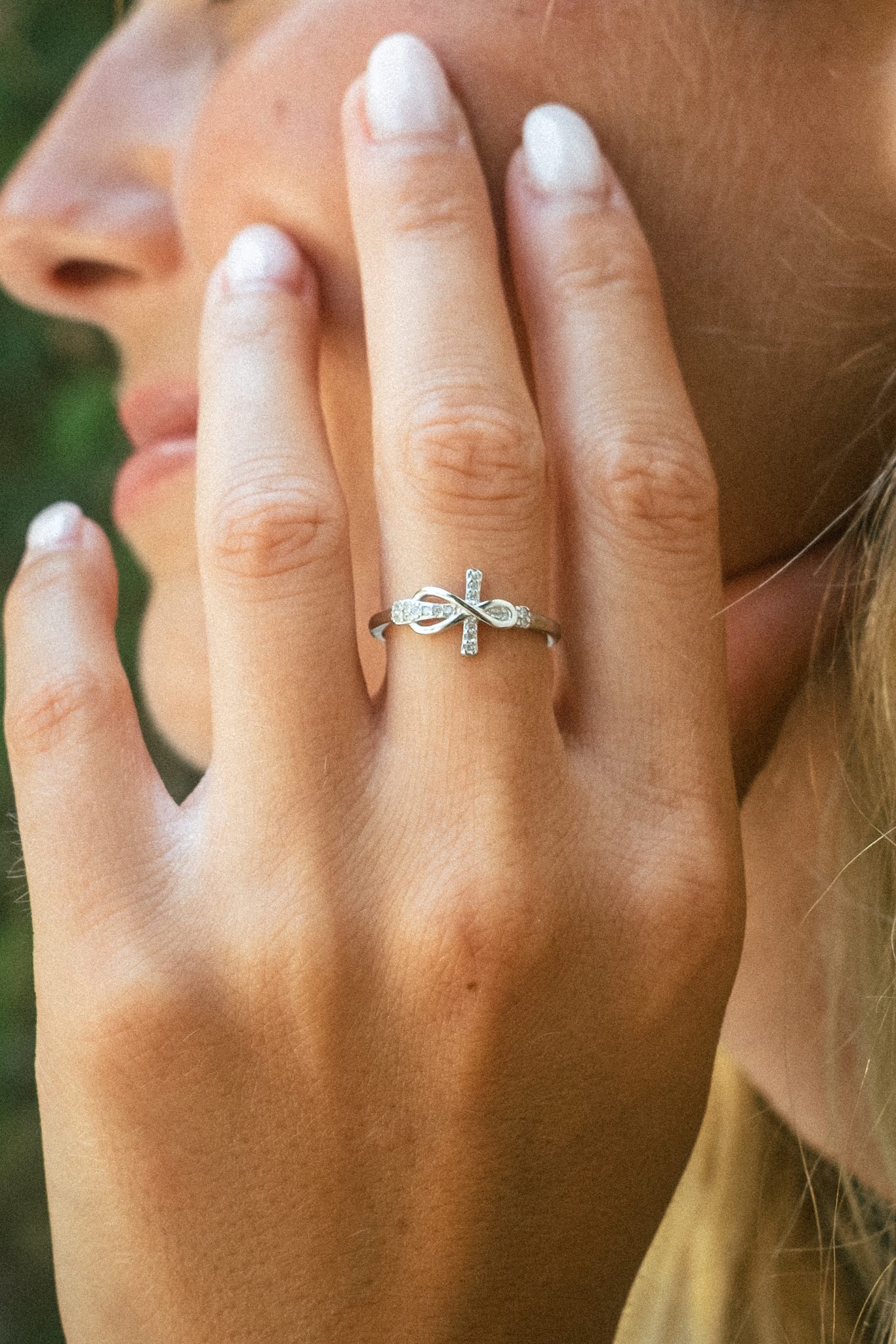 Bague Croix Amour
