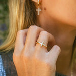 Bague Croix Diamant