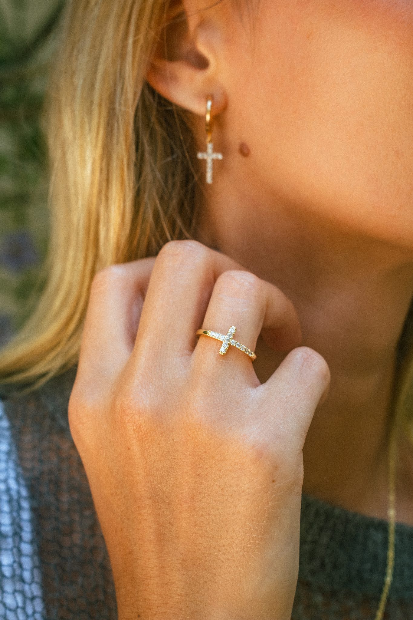 Bague Croix Diamant