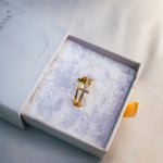 Bague Double-Anneau Croix