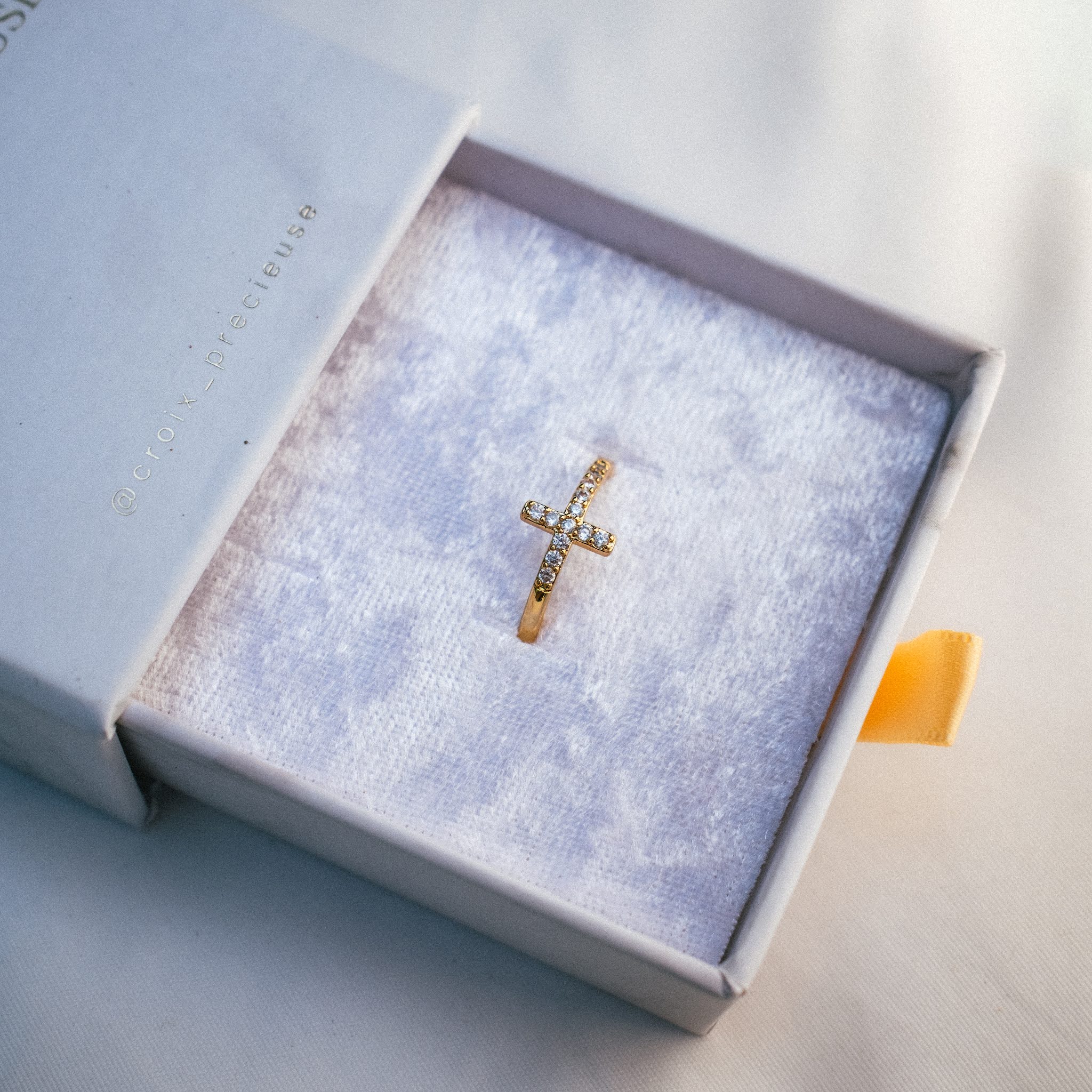 Bague Croix Diamant
