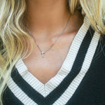 Collier Croix Argent Ras de Cou