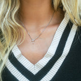 Collier Croix Argent Ras de Cou