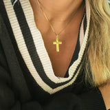 Collier Croix Initiale Personnalisée