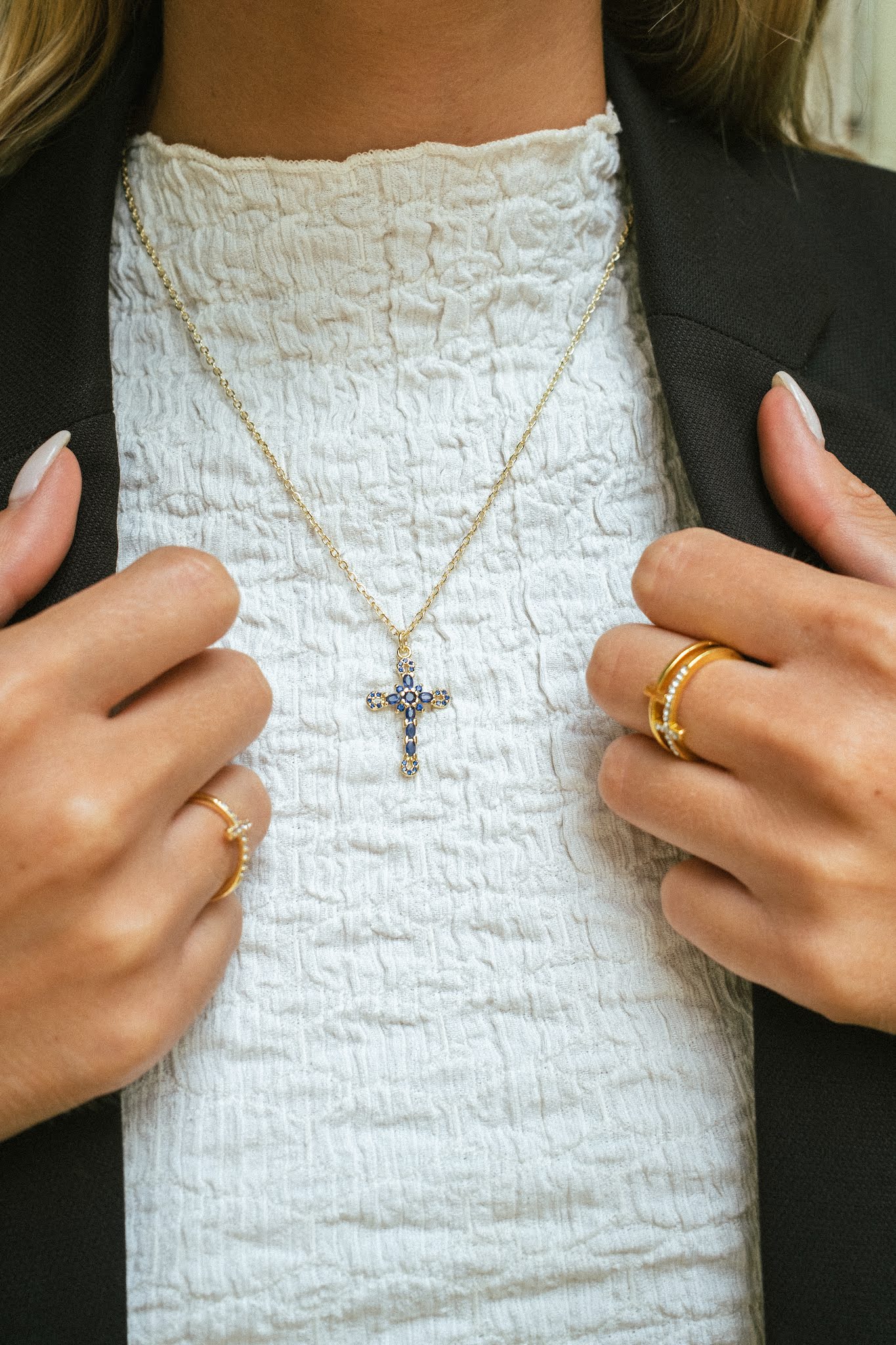 Collier Croix Royale Éclat