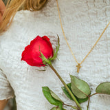 Collier Croix Dorée Chic
