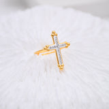 Bague Croix Élégance Céleste