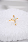 Bague Croix Élégance Céleste
