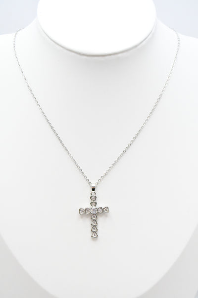 Collier Croix Éclat Cristaux