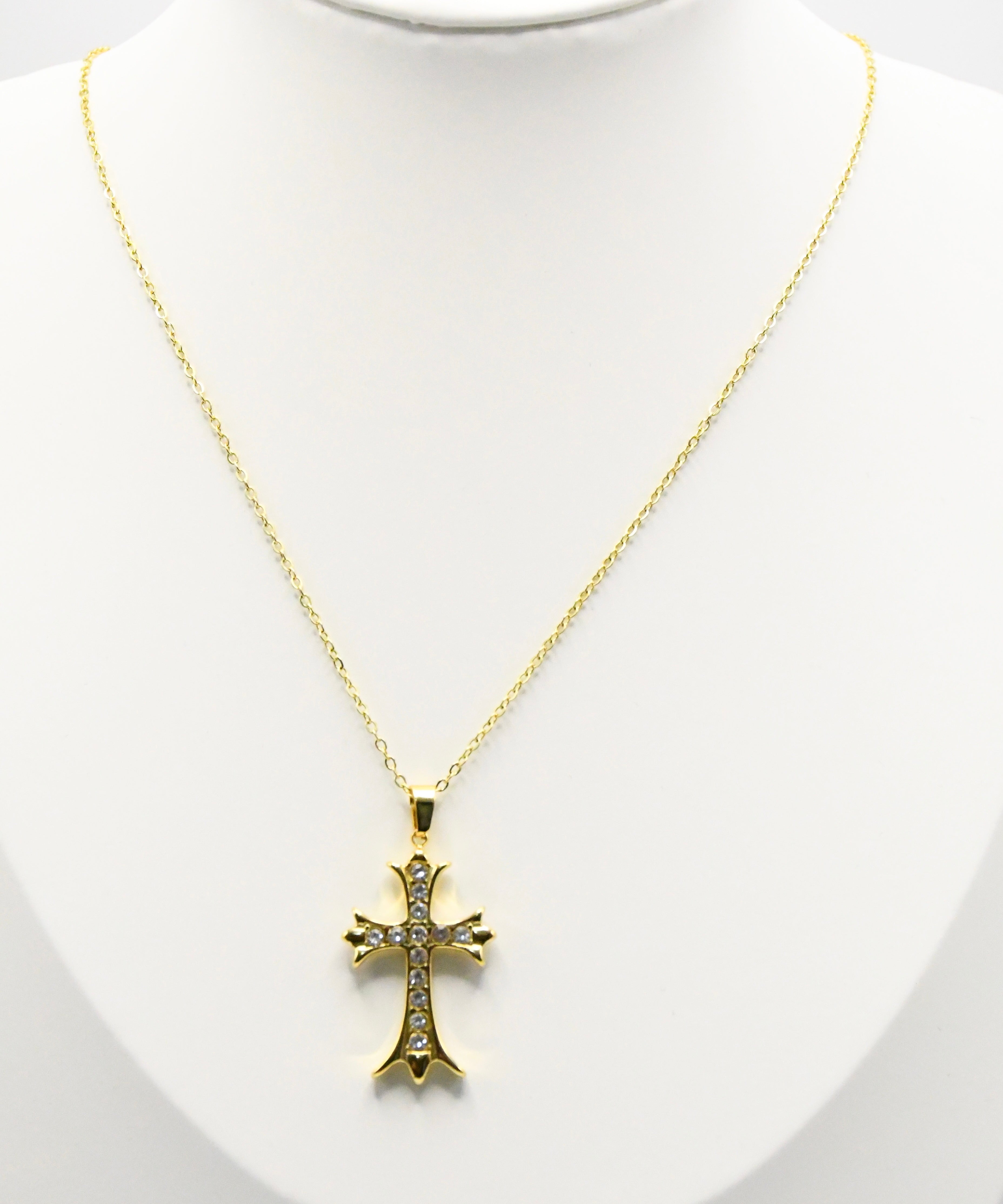 Collier Croix Royale Dorée