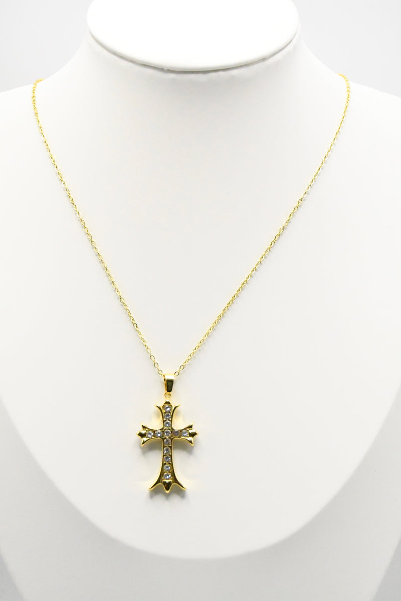 Collier Croix Royale Dorée
