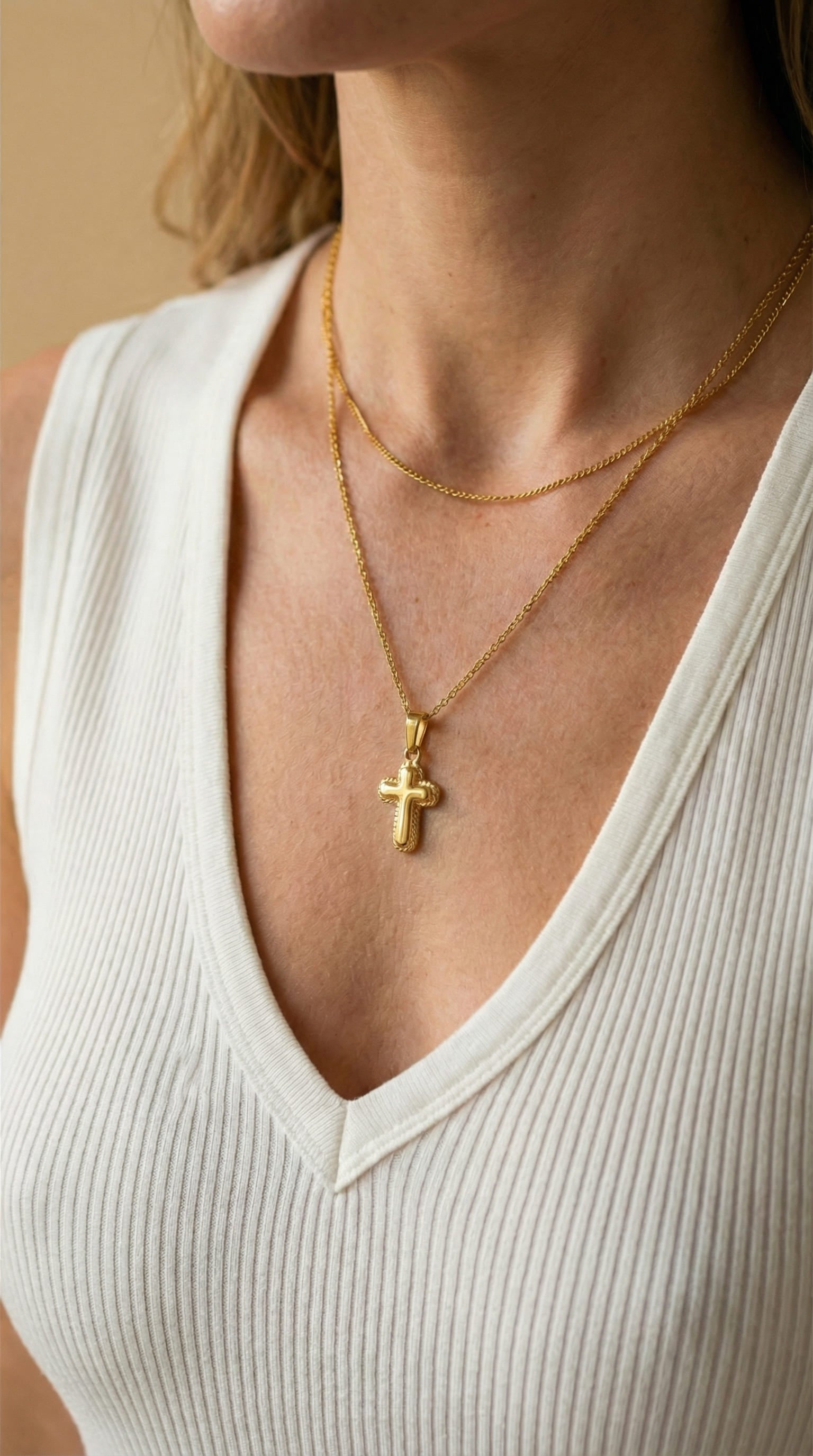 Collier Croix Dor Aux Formes Arrondies Croix Precieuse Croix Precieuse collier-croix-dor-aux-formes-arrondies-croix-precieuse-croix-precieuse