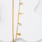 Bracelet Croix Charms Brillants