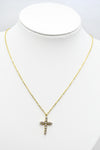 Collier Croix Brillance Céleste