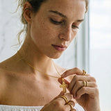 Collier Croix Relief Vintage