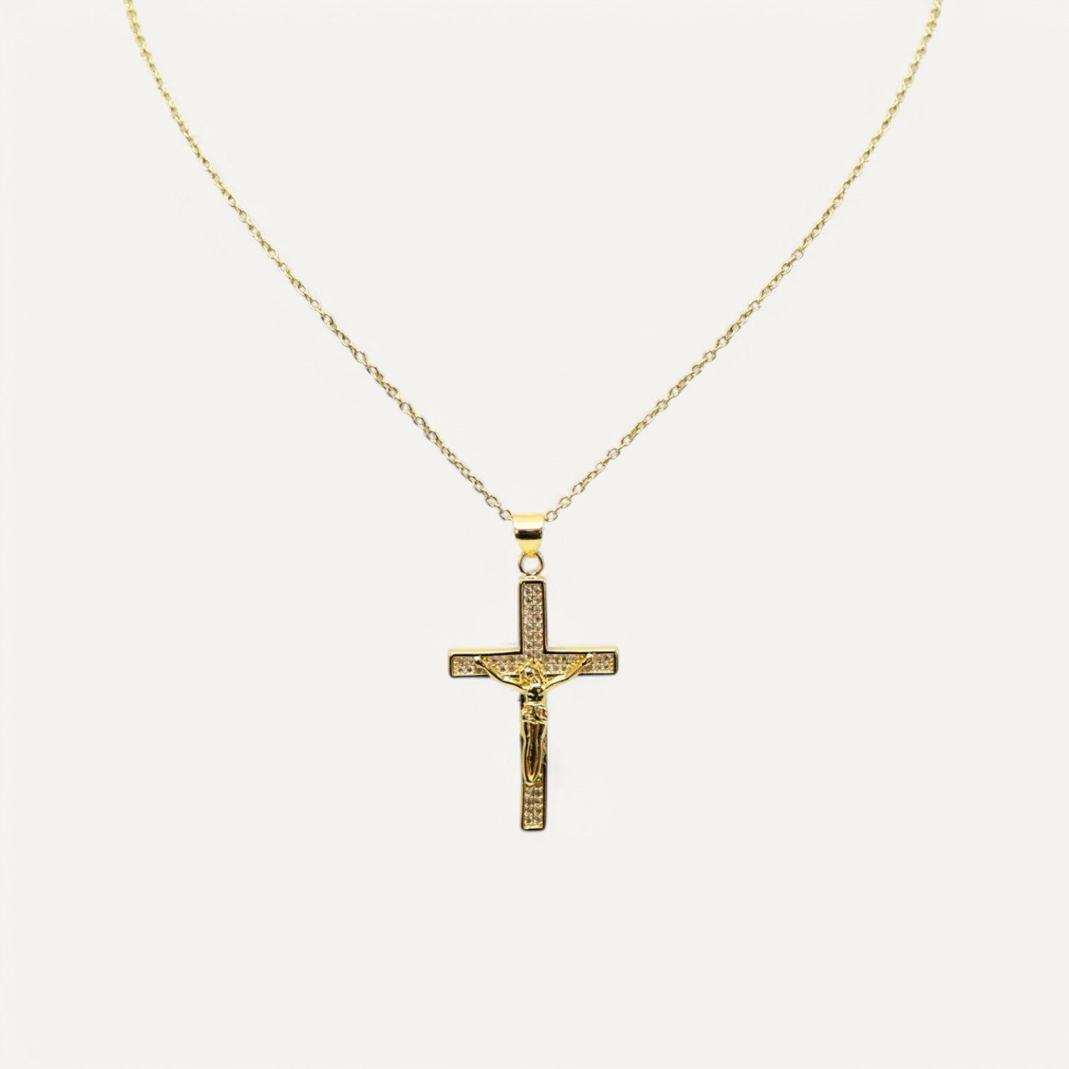 Collier Croix Cristal Sacré