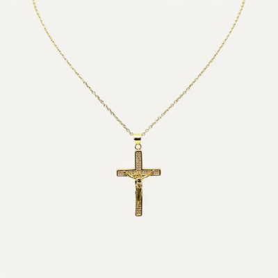 Collier Croix Cristal Sacré