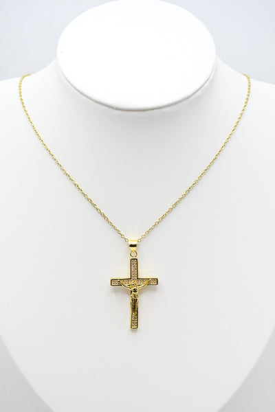 Collier Croix Cristal Sacré