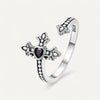 Gothic love Cross Ring