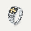 Elegant Men's Cross Ring