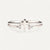 Silver Women's Cross Ring