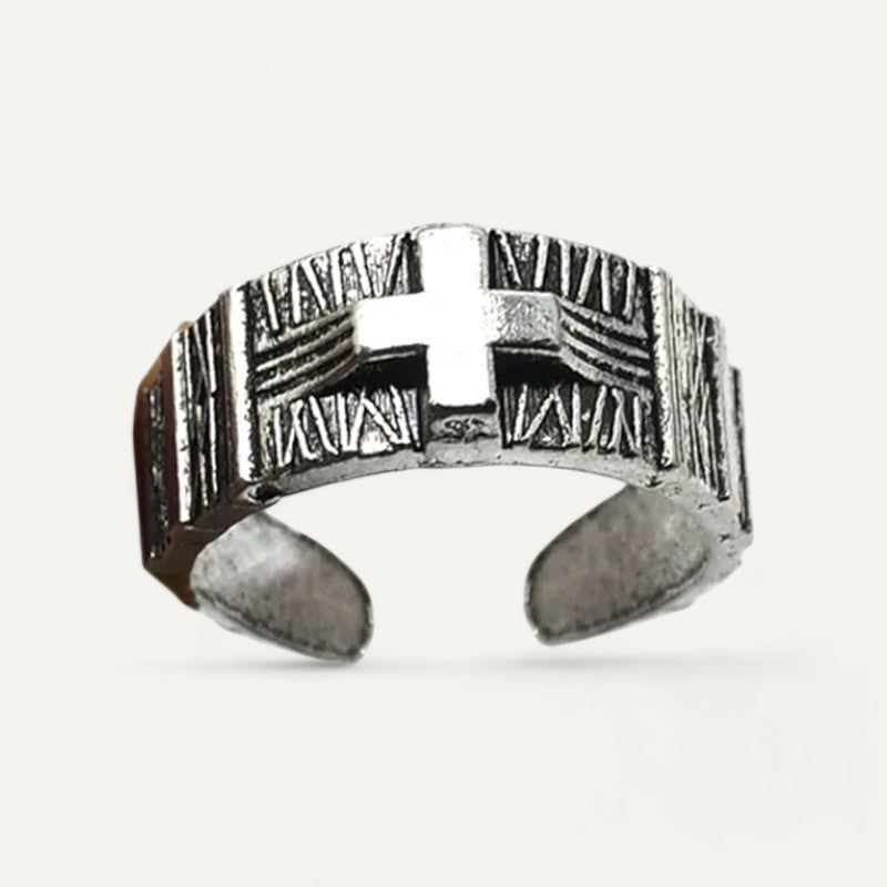 Verstellbarer Gotischer Kreuzring