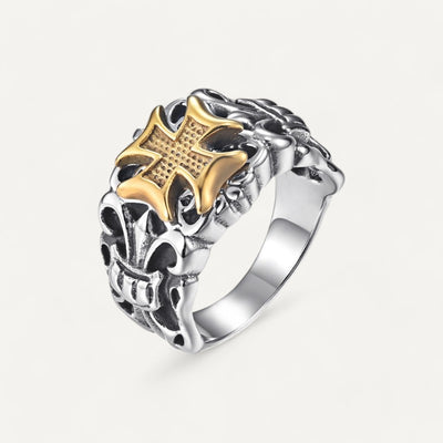 Bague Croix de Malte Homme