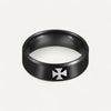 Bague Croix de Malte Noire