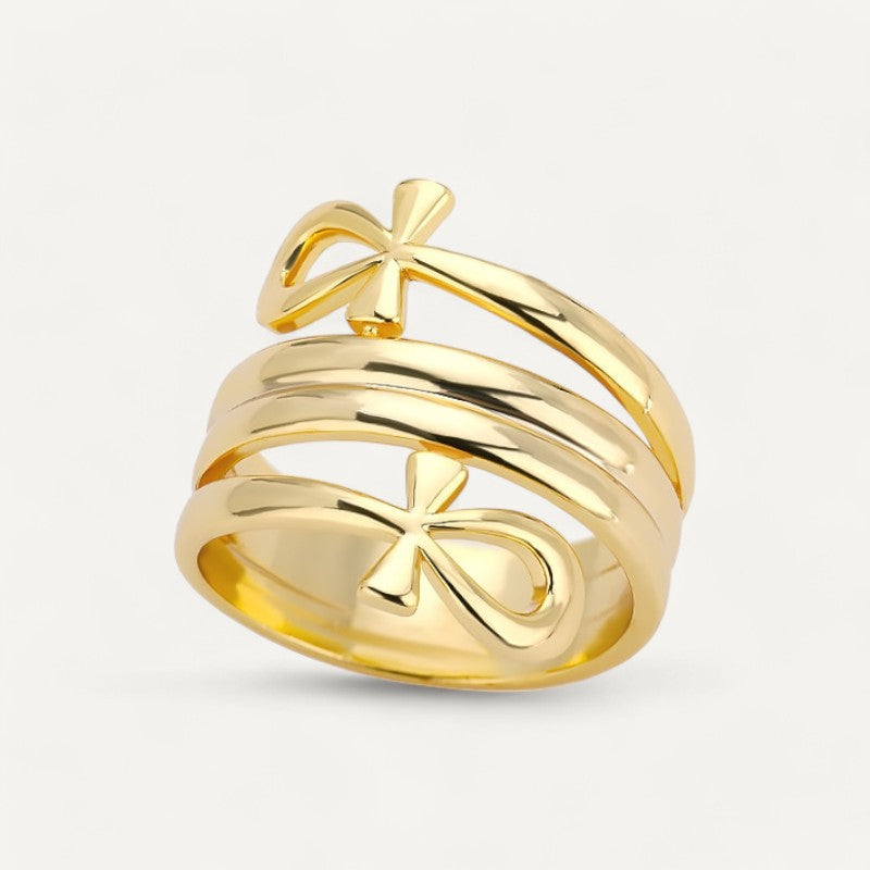 Doppeltes Lebenskreuzring