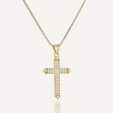 Collier Croix Prestige Dorée