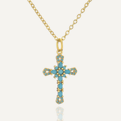 Collier Croix Royale Éclat