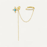 Boucles d'Oreilles Croix Cathare