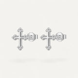 Divine cross earrings