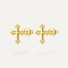 Boucles d'Oreilles Croix Divine