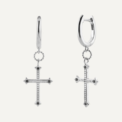 Elegant Cross Earrings