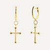 Elegant Cross Earrings